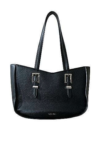 Calvin Klein Leather Tote (view 1)