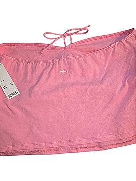 Urban Outfitters Pink Ruched Strapless Bandeau with Tie Halter Top (view 2)