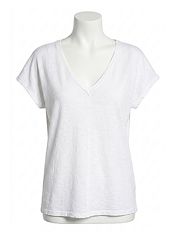 Michael Stars Women's Lizzy Top in White (view 1)