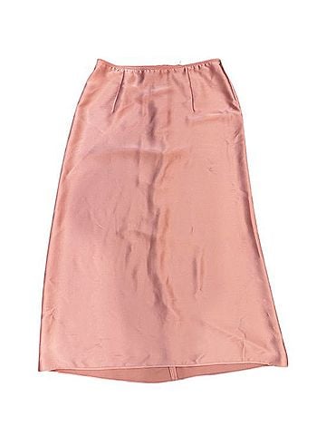 Vince. Satin Slip Midi Skirt Silk Skirt (view 2)