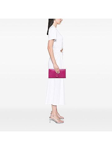 Bottega Veneta Nappa Intrecciato Turn Lock Clutch (view 2)