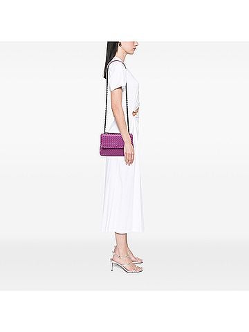 Bottega Veneta Small Nappa Intrecciato Olimpia Shoulder Bag (view 2)