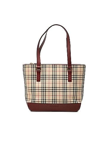 Burberry House Check Canvas Shoulder Bag (view 1)