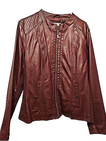 New Directions New Direction Faux Leather Jacket (view 1)