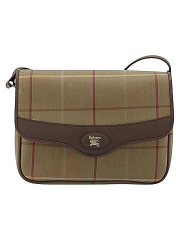 Burberry Nova Check Canvas And Leather Brown Canvas Handbag (view 1)