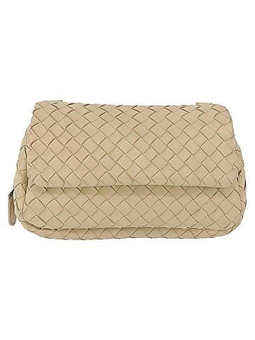 Bottega Veneta Intrecciato Shoulder Leather Beige Leather Shoulder Bag Bag (view 1)