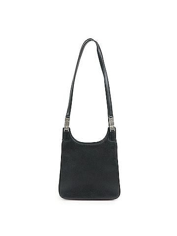 Salvatore Ferragamo Shoulder Bag Leather Black Leather Shoulder Bag Bag (view 1)