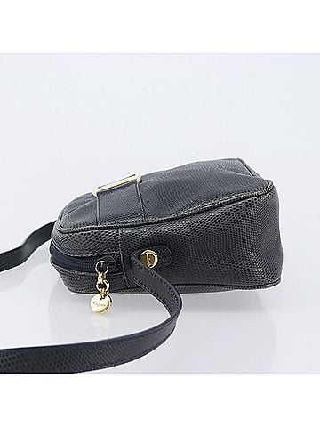 Salvatore Ferragamo Vala Leather Navy Leather Shoulder Bag Bag (view 2)