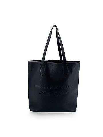 Burberry Remington Embossed Leather Black Leather Tote Bag Bag (view 1)