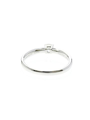 Tiffany & Co. Harmony Solitaire Platinum With Rbc Diamond Silver Platinum Ring Jewelry (view 2)