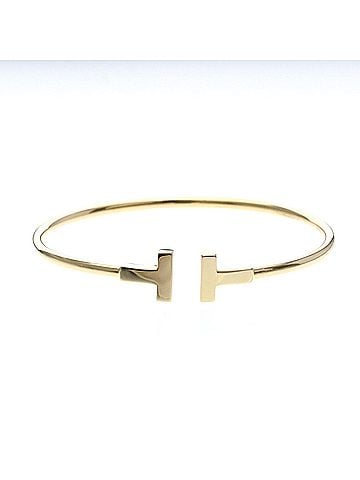 Tiffany & Co. T Wire 18K Yellow Gold Gold Yellow_Gold Bracelet Jewelry (view 1)
