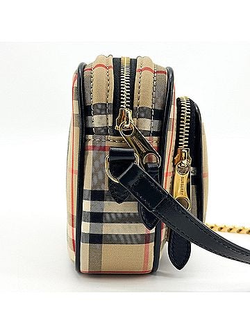 Burberry Camera Horseferry Print Coated Canvas Multicolour Canvas Handbag (view 2)