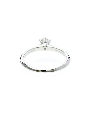 Tiffany & Co. Tiffany Setting Solitaire Platinum With Rbc Diamond G/Vvs2 Silver Platinum Ring Jewelry (view 2)