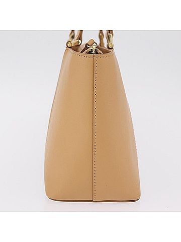 Burberry Handbag Leather Beige Leather Handbag (view 2)