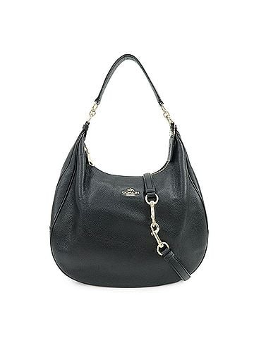 Coach Shoulder Leather Black Leather Handbag (view 1)