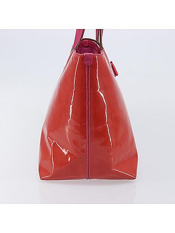Salvatore Ferragamo Vala Tote Patent Leather Pink Patent_Leather Tote Bag Bag (view 2)