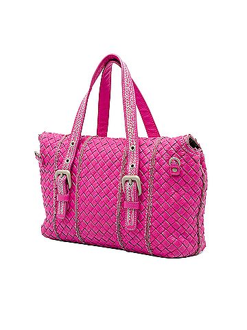 Bottega Veneta Intrecciato Vivo Cervo Satchel (view 2)