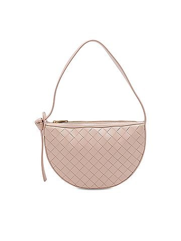 Bottega Veneta Mini Nappa Intrecciato Sunrise Hobo (view 1)