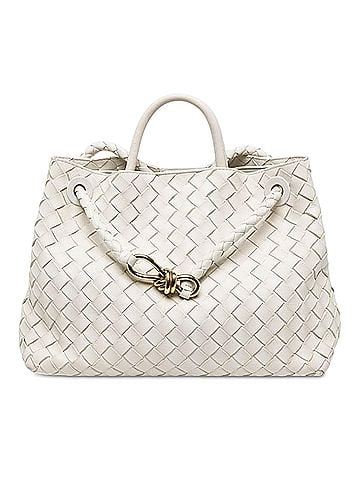 Bottega Veneta Medium Lambskin Intrecciato Andiamo Bag (view 1)