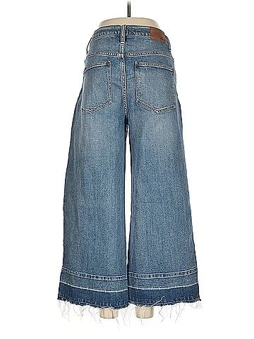 Madewell Madewell Wide-Leg Crop Jeans: Drop-Hem Edition (view 2)