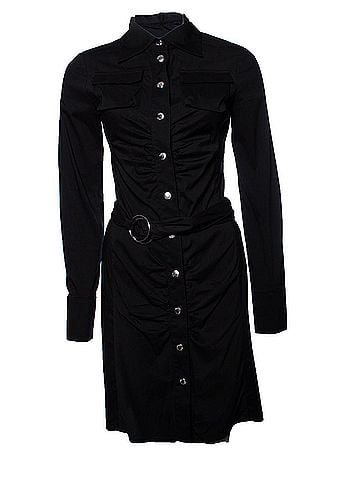 Patrizia Pepe Patrizia Pepe, black dress with belt (view 1)
