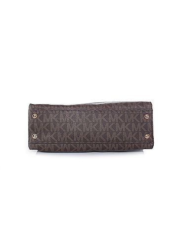 Michael Kors Michael Kors, brown canvas monogram shopper. (view 2)