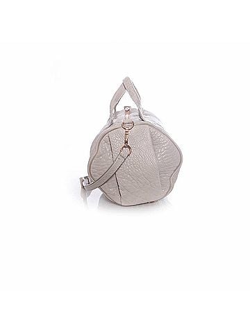 Alexander Wang Alexander Wang, light grey rockie bag with rose coloured studs. (view 2)
