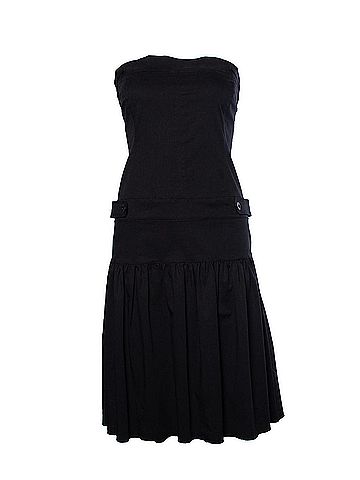 Patrizia Pepe Patrizia Pepe, Strapless dress with buttons (view 1)