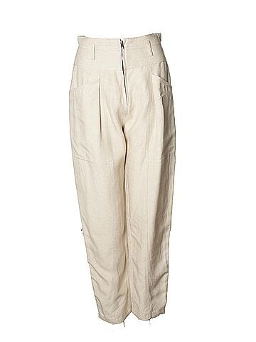 IRO IRO, beige MIRA pantalon with deep pockets (view 1)