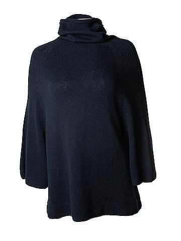 Theory Theory, blue knitted turtle neck (view 1)