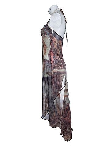 Dolce & Gabbana D&amp;G, 1990s birth of Venus sheer silk dress (view 2)