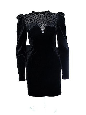 Rebecca Vallance Rebecca Vallance, Onyx Mini dress in black (view 1)
