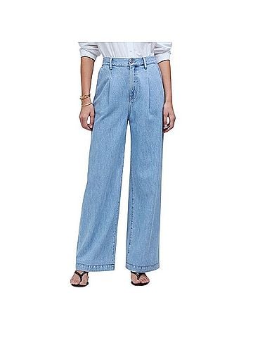 Madewell The Harlow Wide-Leg Jean: Airy Denim Edition Jeans (view 1)