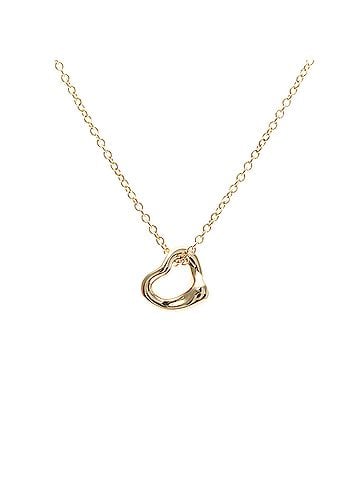 Tiffany & Co. Tiffany Open Heart Necklace Pink Gold (18K) No Stone Women,Men Fashion Necklace (Pink Gold) (view 1)