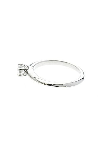 Tiffany & Co. Tiffany Classic Solitaire Platinum Fashion Diamond Engagement Ring Carat/0.19 Silver (view 2)