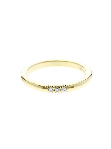 Tiffany & Co. Tiffany Forever Wedding Ring 3P Diamond Yellow Gold (18K) Fashion Diamond Band Ring Gold (view 1)