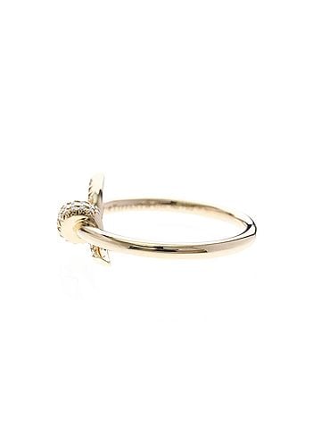 Tiffany & Co. Tiffany Knot Diamond Ring Pink Gold (18K) Fashion Diamond Band Ring Pink Gold (view 2)