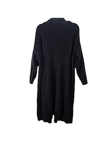 ELOQUII Chunky Knit Duster Cardigan Sweater Cardigan (view 2)