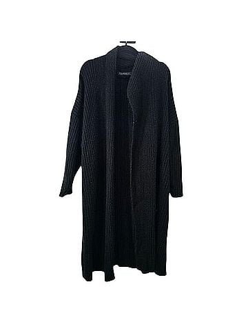 ELOQUII Chunky Knit Duster Cardigan Sweater Cardigan (view 1)