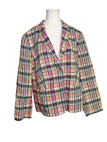 Talbots Pastel Plaid Blazer (view 1)