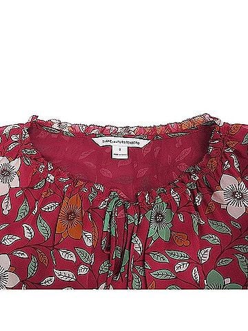Diane von Furstenberg Jane Top Short Sleeve Blouse (view 2)