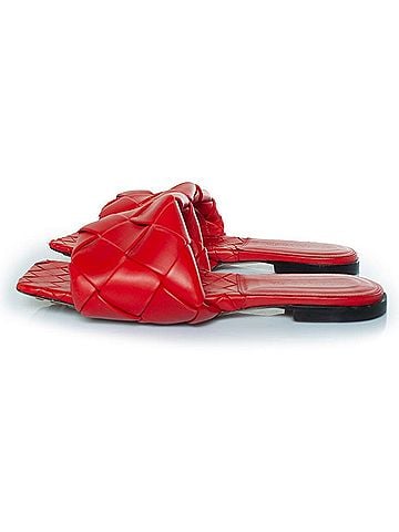 Bottega Veneta Bottega Veneta Red leather Lido sandals (view 2)