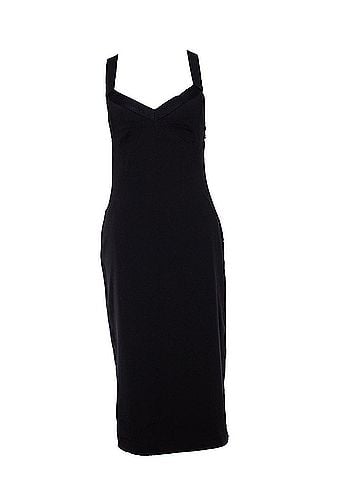Dolce & Gabbana Dolce &amp; Gabbana Black dress with logo straps (view 1)