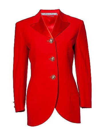Versace Gianni Versace Couture Bondage collection runway red blazer (view 1)
