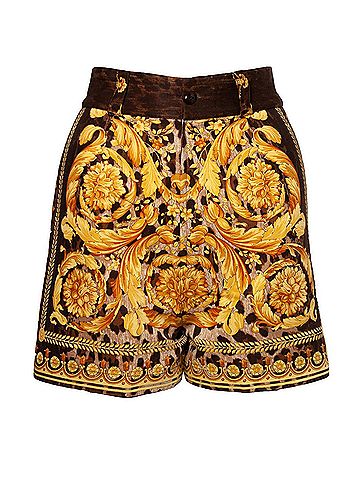 Versace Gianni Versace Couture Barocco printed shorts (view 1)