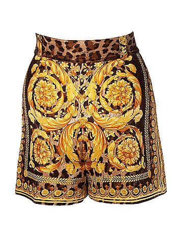 Versace Gianni Versace Couture Barocco printed shorts (view 2)