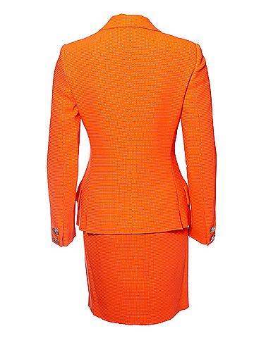 Versace Gianni Versace Couture Orange blazer and skirt (view 2)