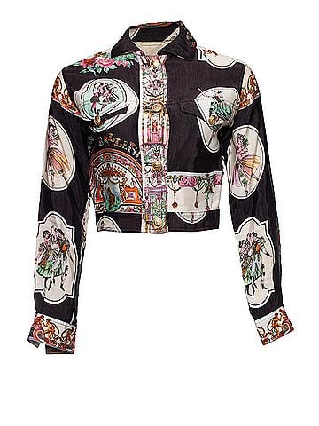 Versace Gianni Versace couture jacket with ballerina print (view 1)