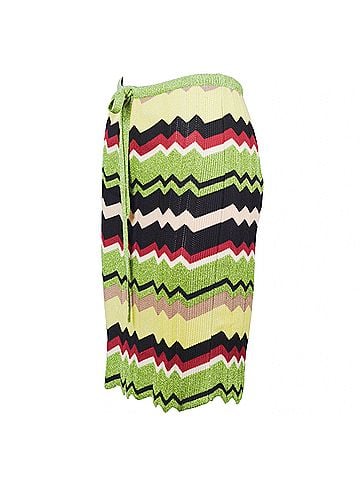 Missoni Missoni Zigzag Knitted Skirt - '00s (view 2)