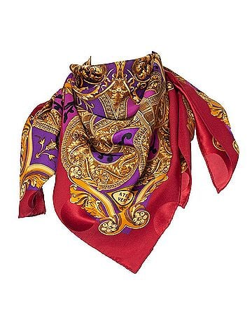 Versace Atelier Versace Multicolored Barocco printed scarf (view 2)